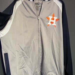 Astros light weight zip up jacket